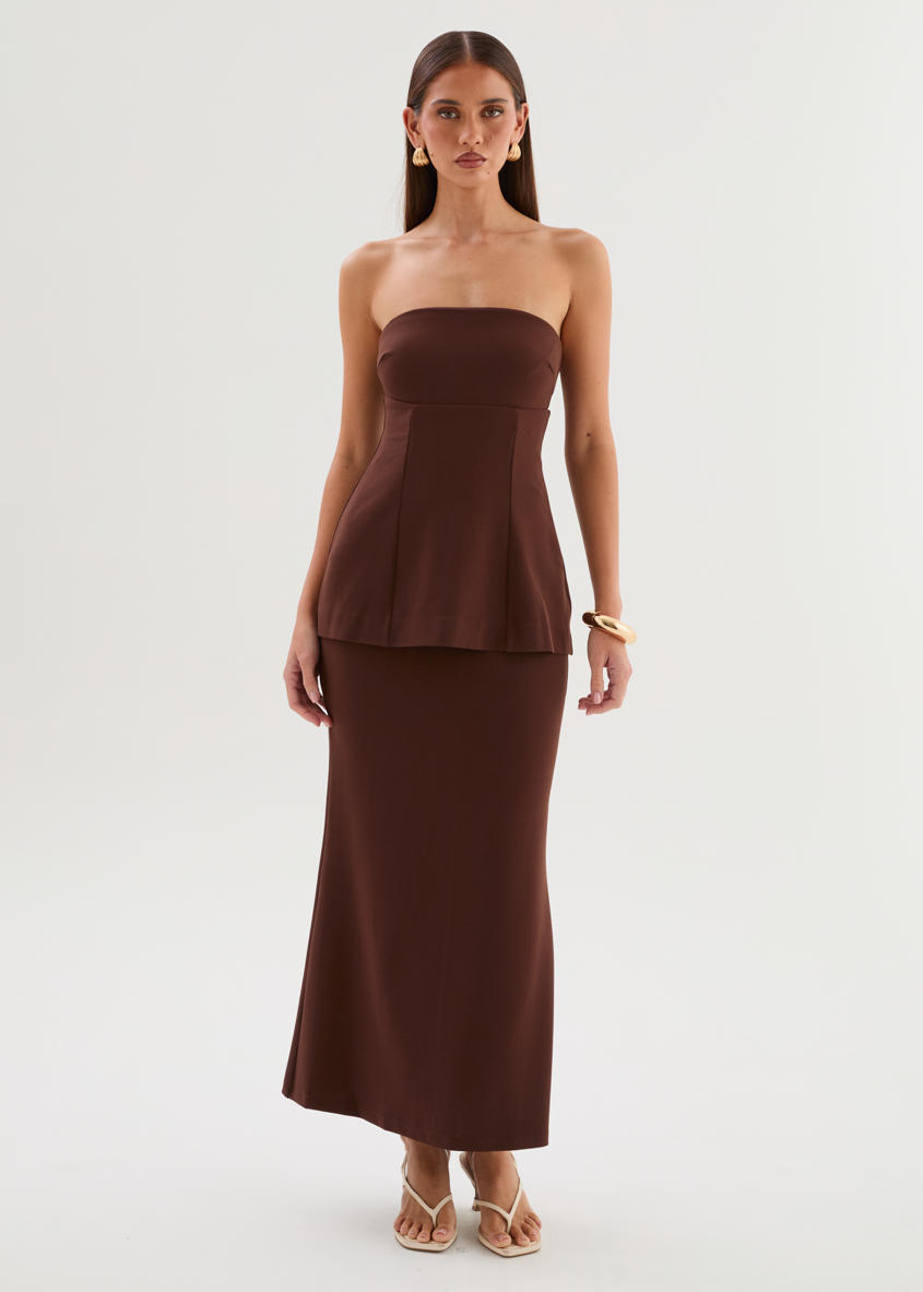 Odilia Strapless Maxi Dress