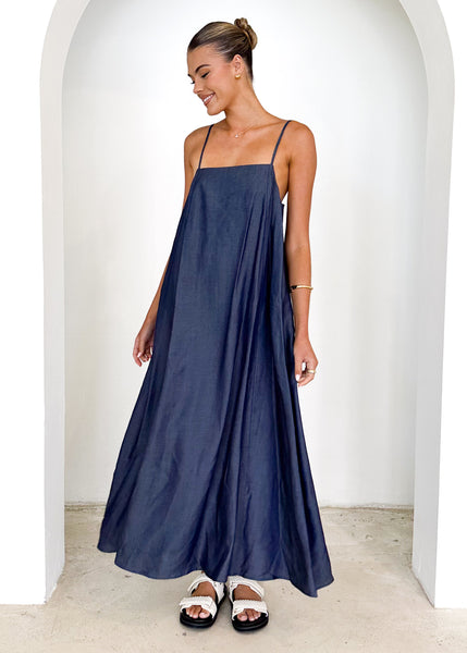 Sacha Maxi Dress - Blue