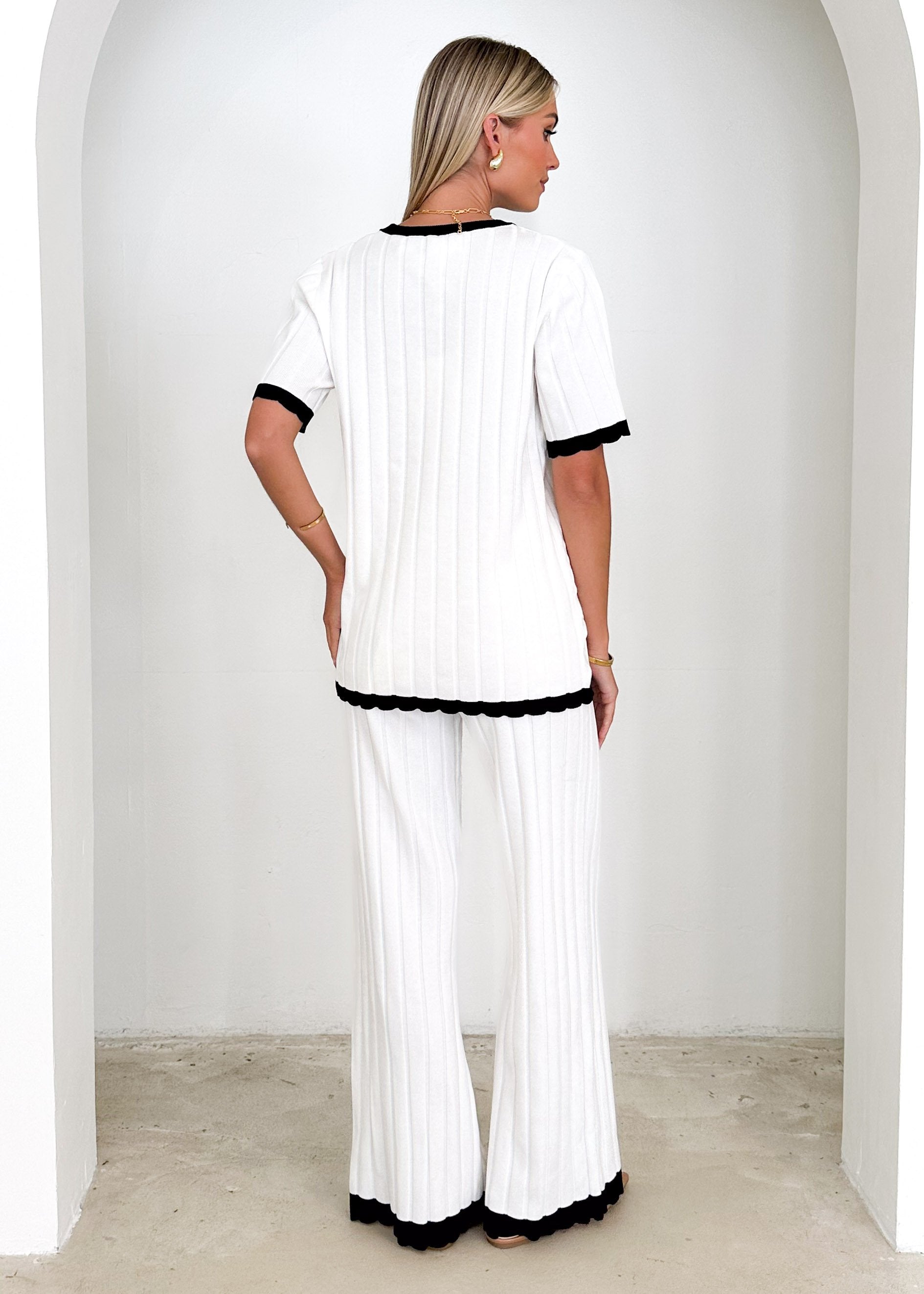 Tienna Knit Pants - Off White