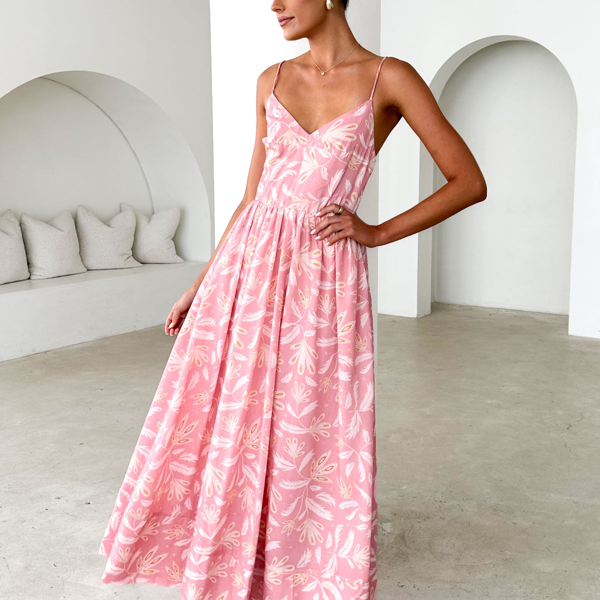 madrid maxi dress Jluxlabel Women's Madrid Halter Maxi Dress