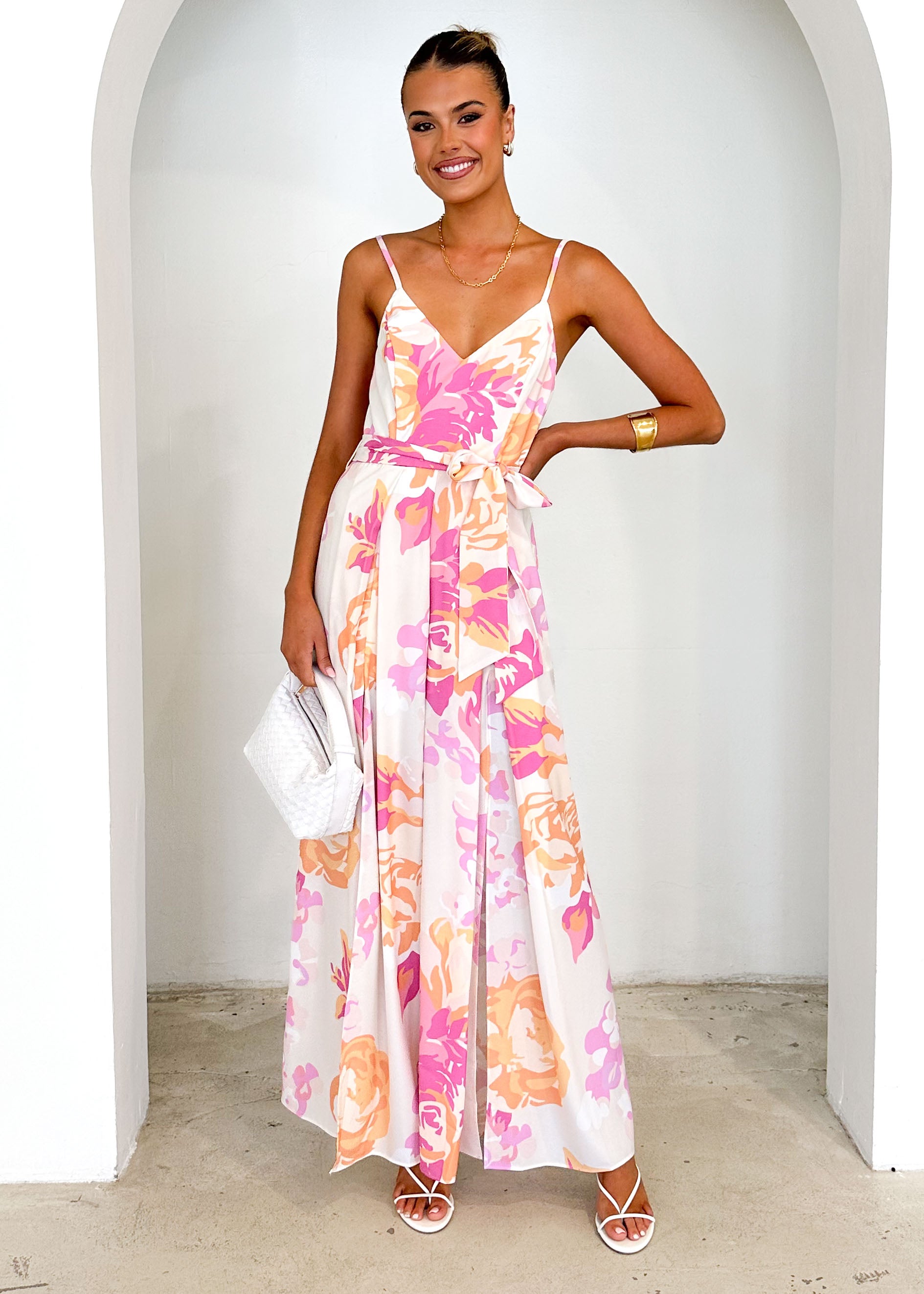 Collective Swimwear - Jelena Pantsuit - Blush Floral fourth image