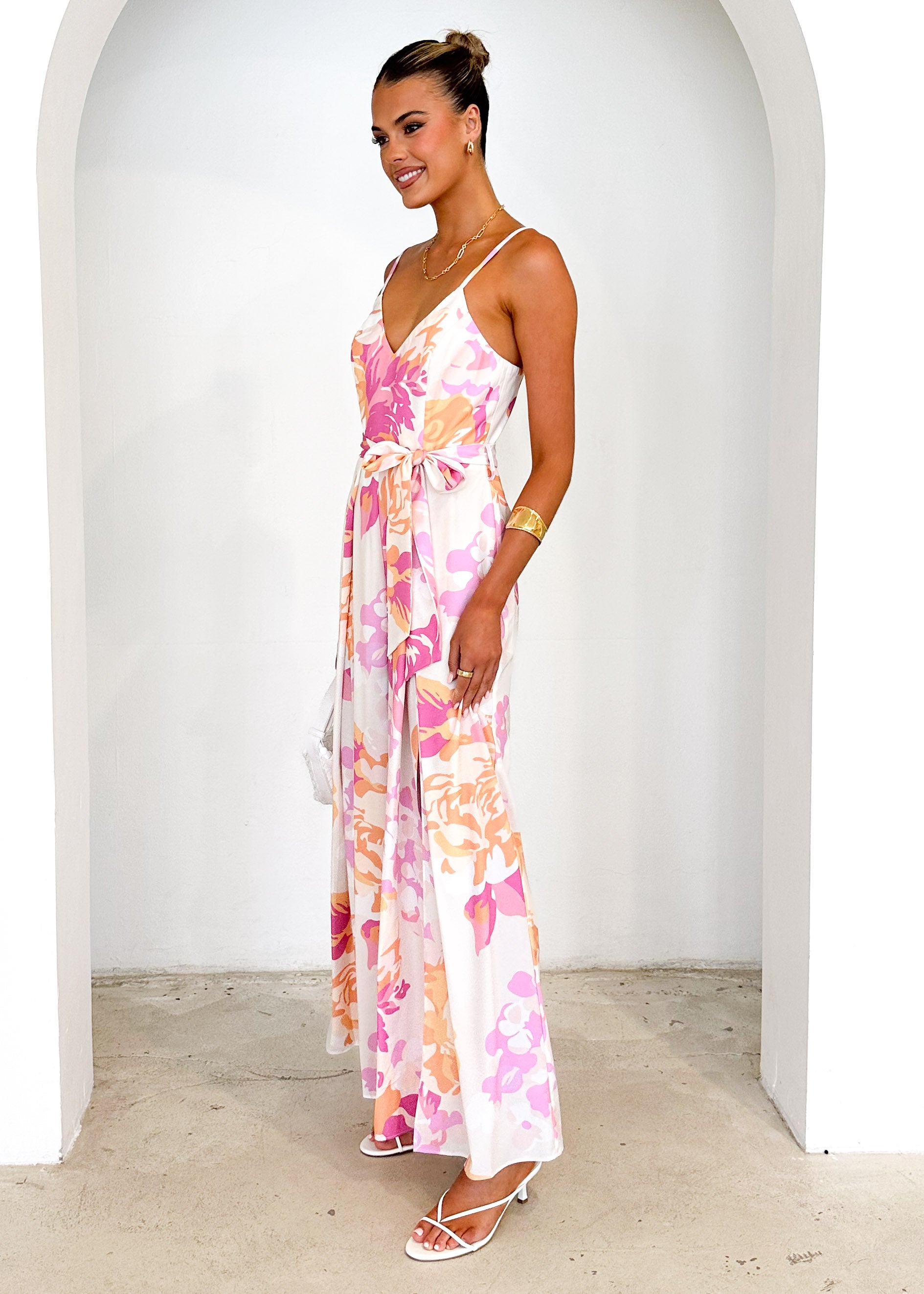 Collective Swimwear - Jelena Pantsuit - Blush Floral fifth image