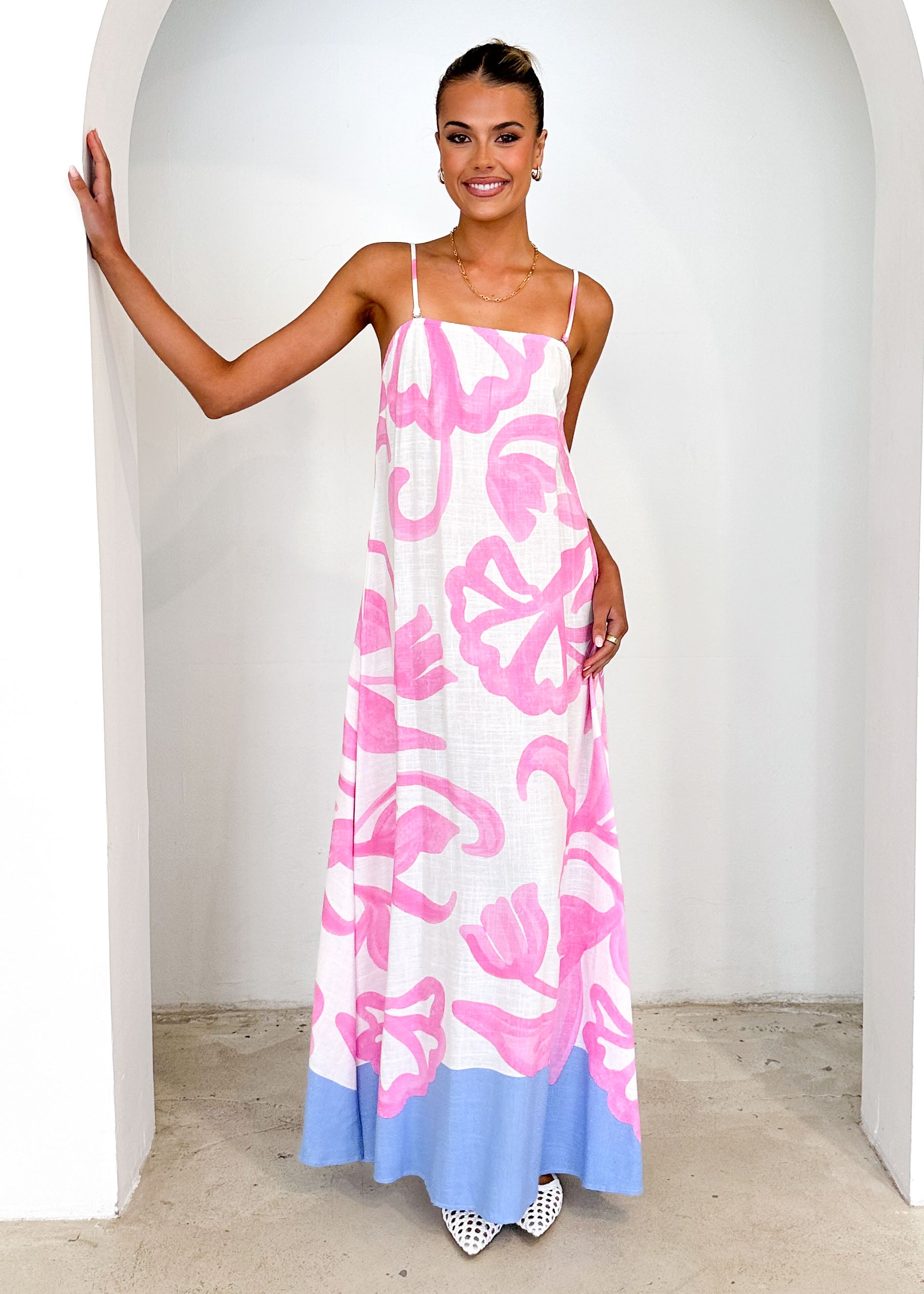 Collective Swimwear - Talisa Maxi Dress - Lila Flower sixth image