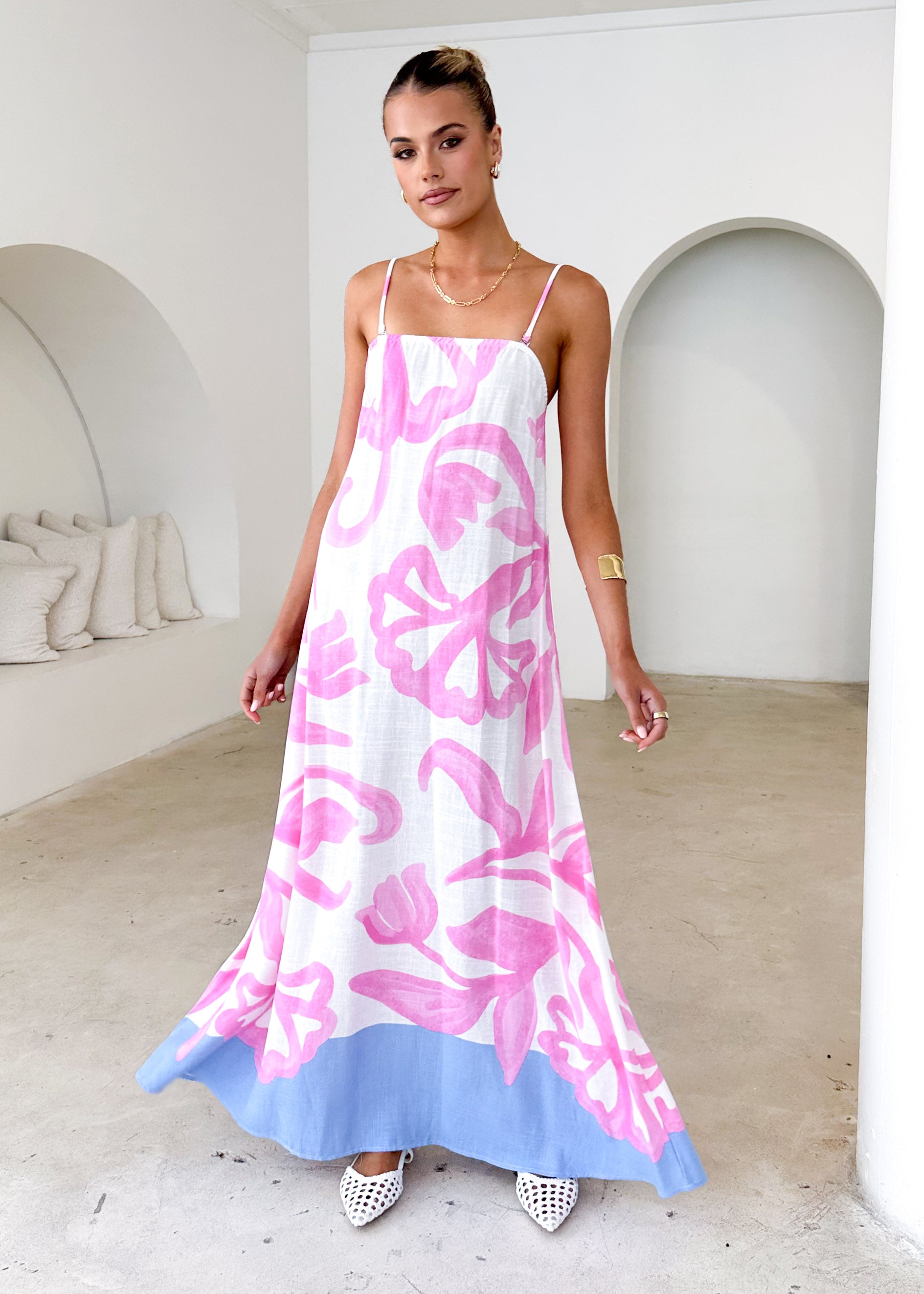 Collective Swimwear - Talisa Maxi Dress - Lila Flower featured image