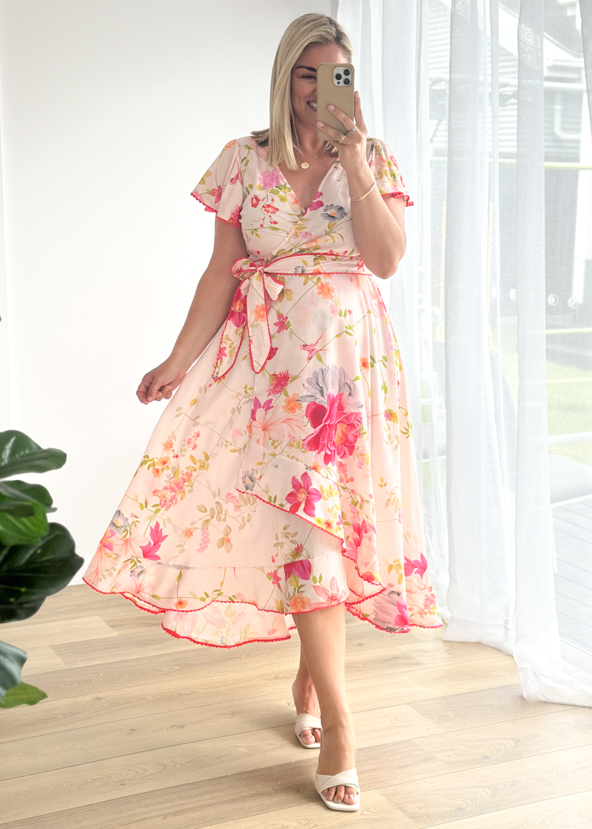 Lyle Wrap Midi Dress