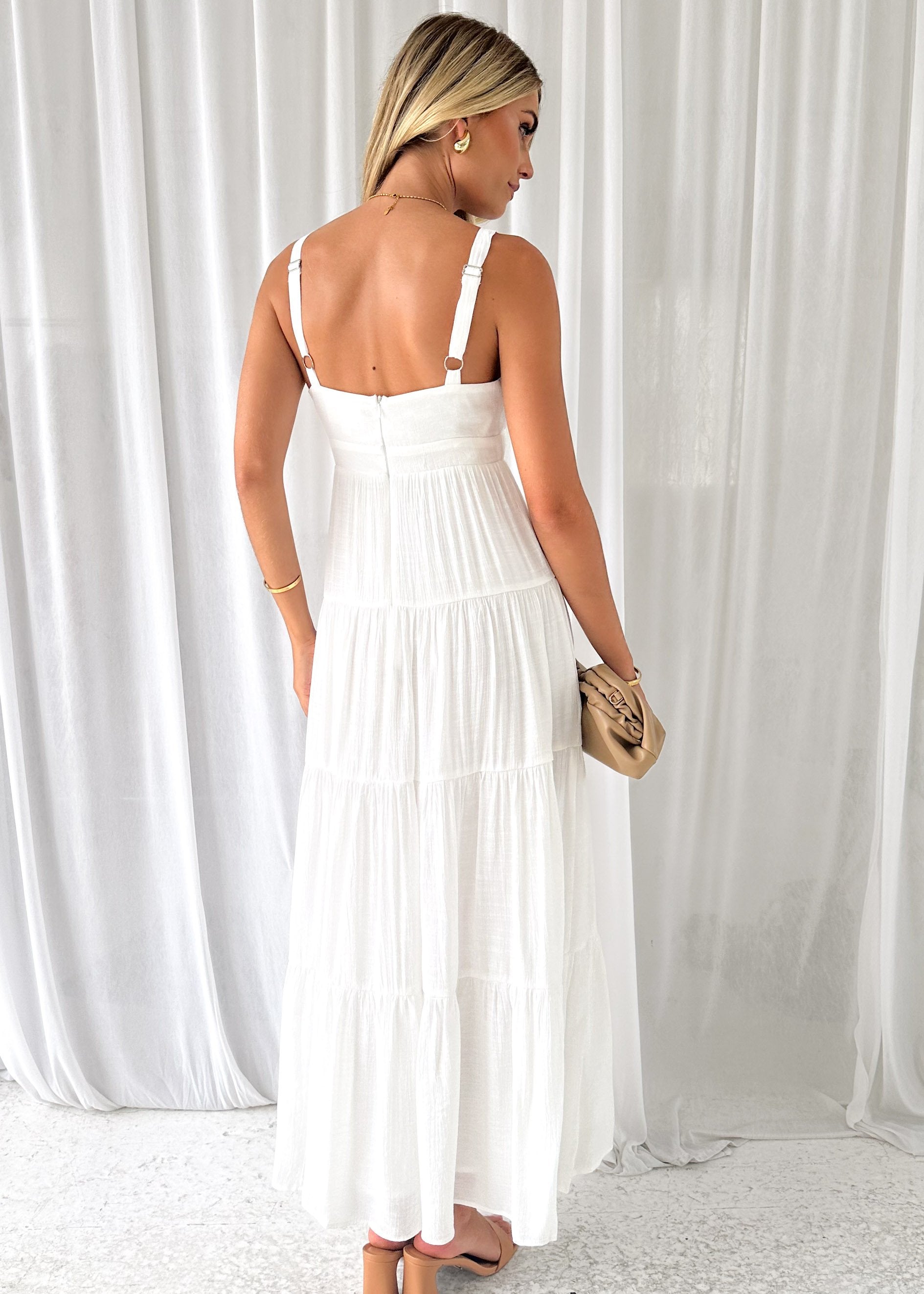 Tailah Maxi Dress - Off White
