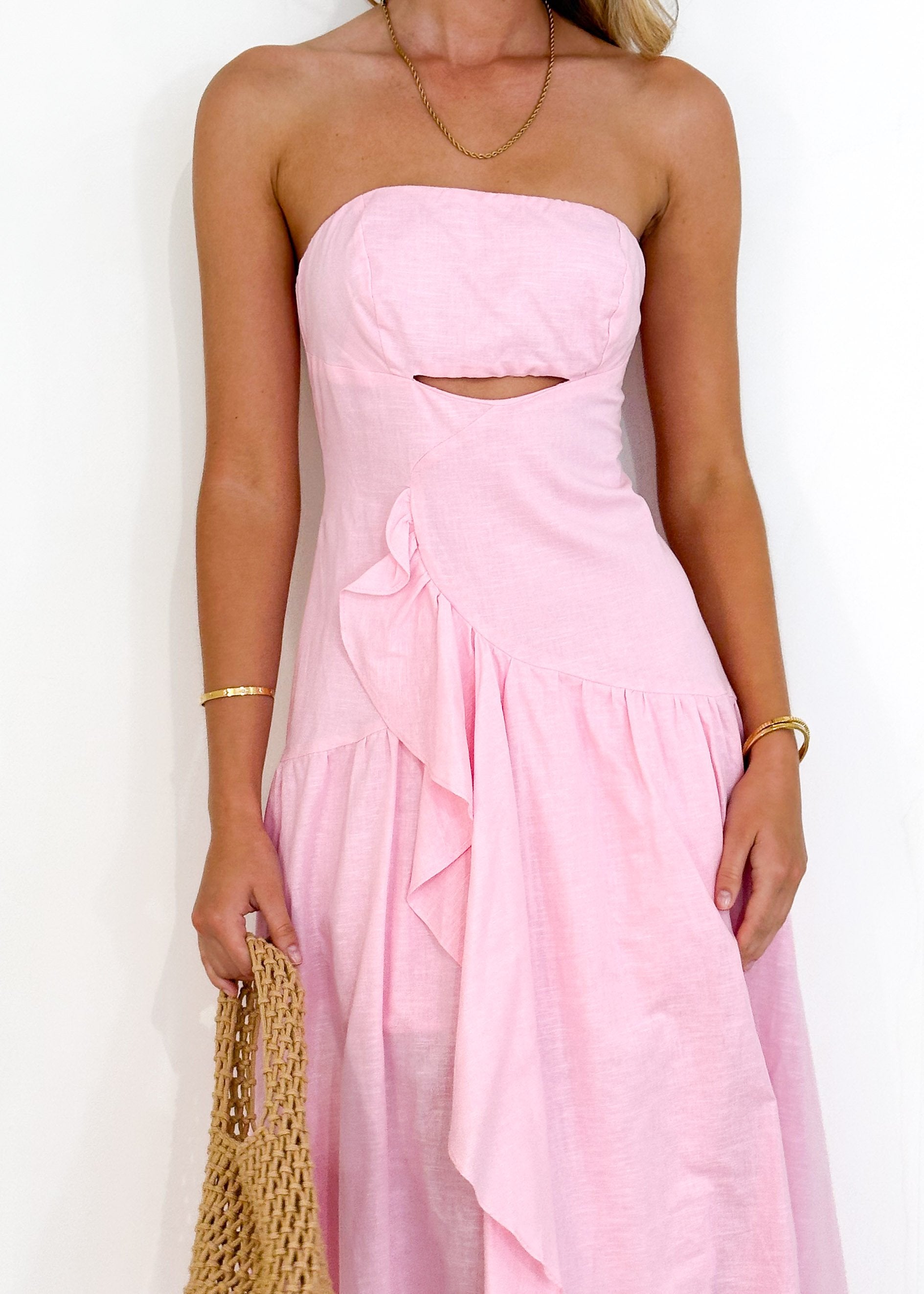 Pamer Midi Dress - Pink
