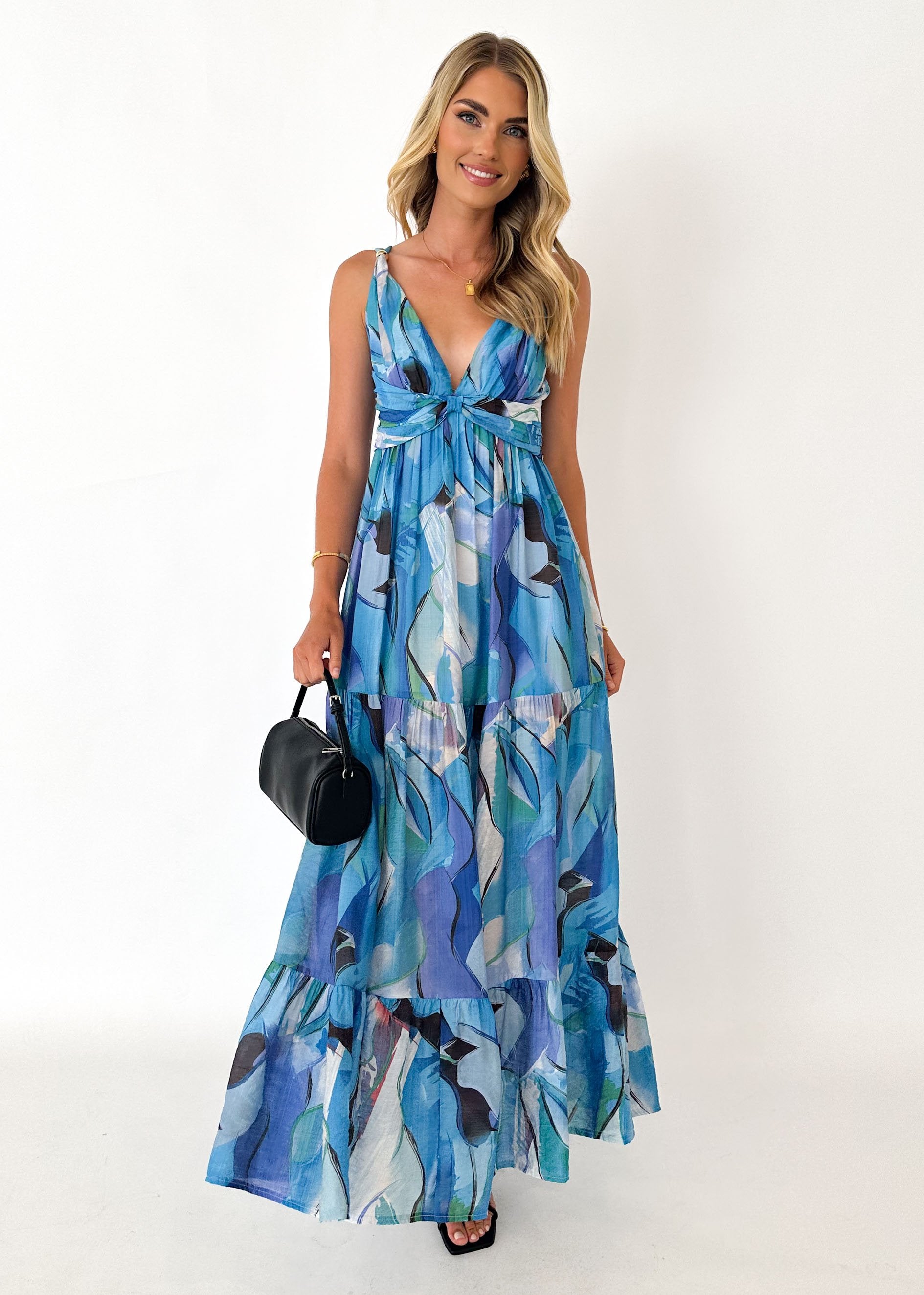 Velilah Maxi Dress - Blue Mirage