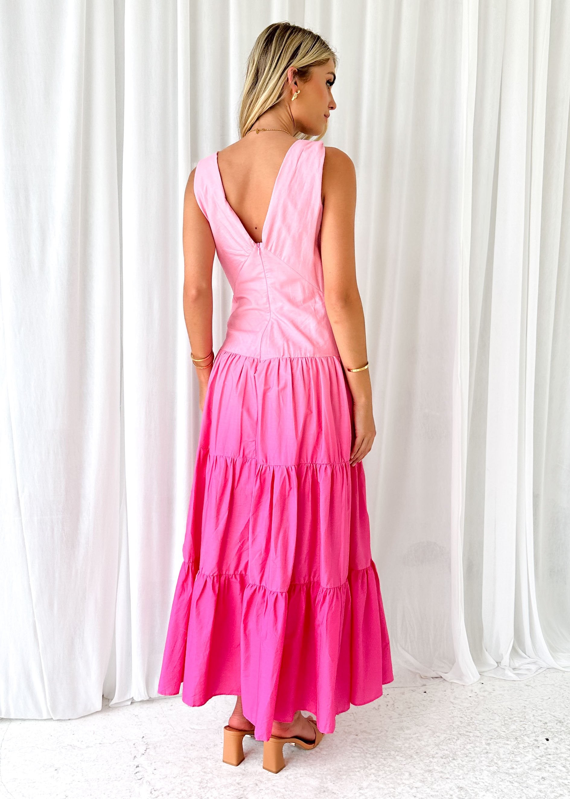 Shariall Midi Dress - Pink