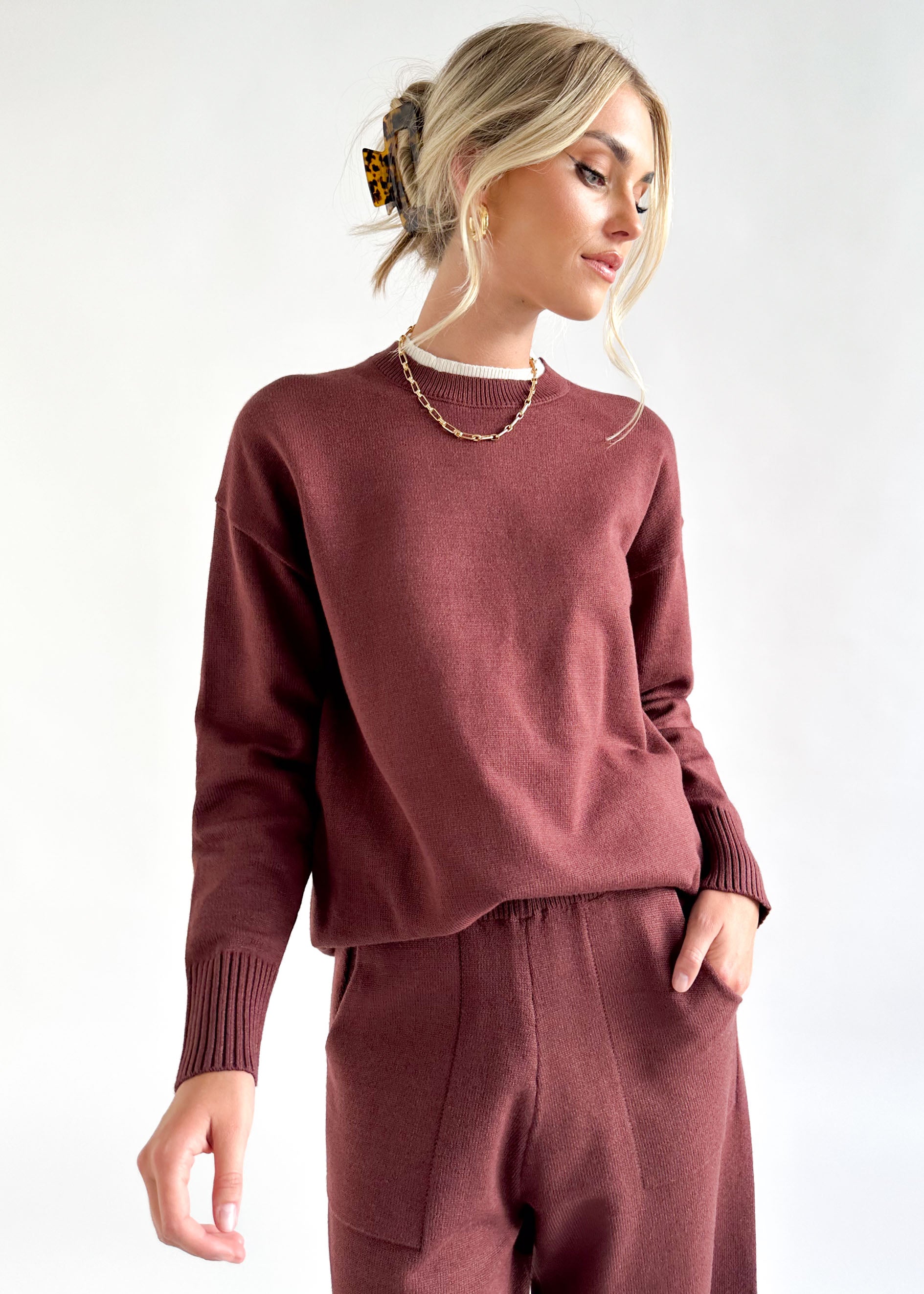 Pippah Sweater - Choc