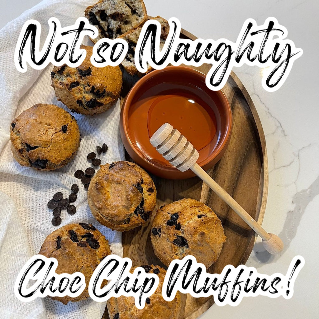 Not-so-Naughty Choc Chip Muffins