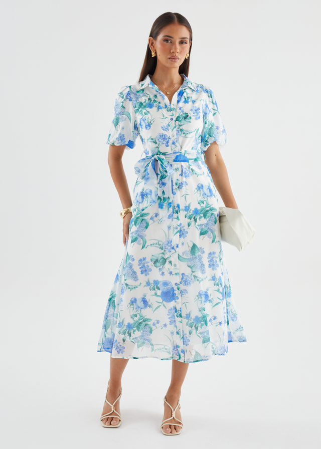 Arlene Maxi Dress - Blue Garden