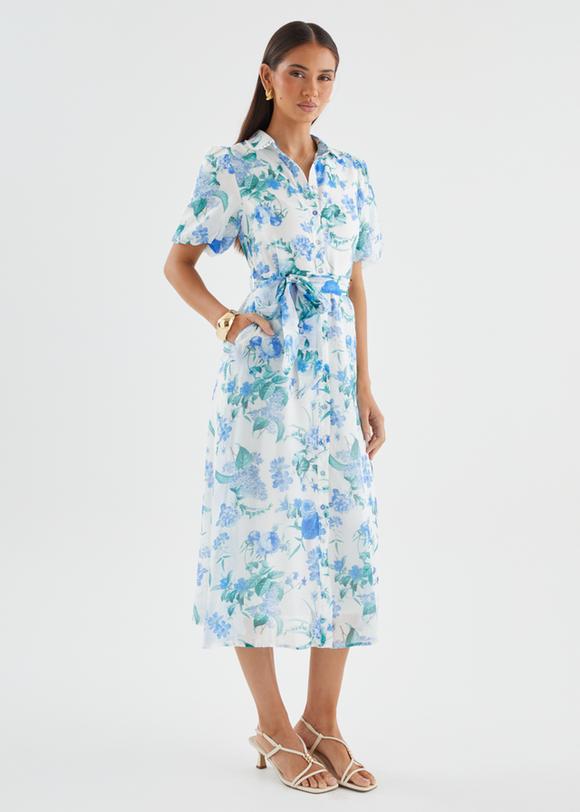 Arlene Maxi Dress - Blue Garden