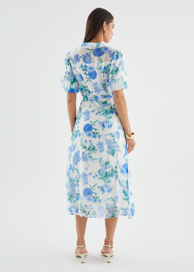 Arlene Maxi Dress - Blue Garden