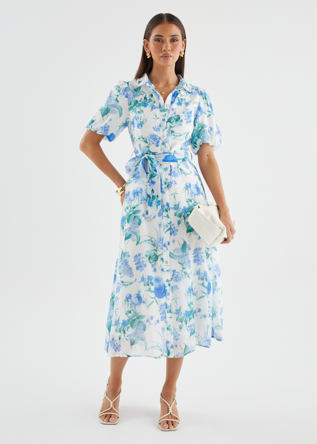 Arlene Maxi Dress - Blue Garden