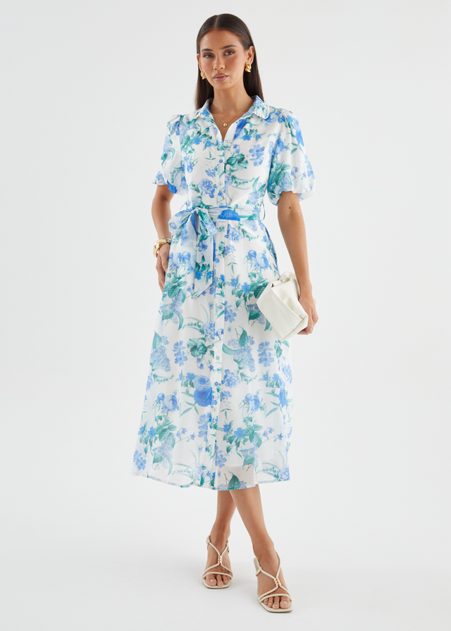 Arlene Maxi Dress - Blue Garden
