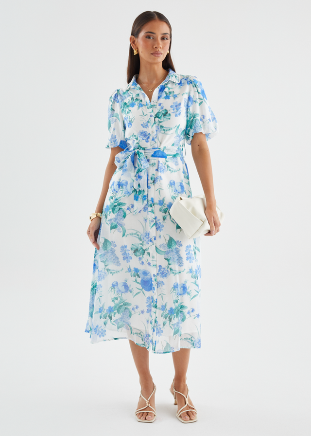 Arlene Maxi Dress - Blue Garden
