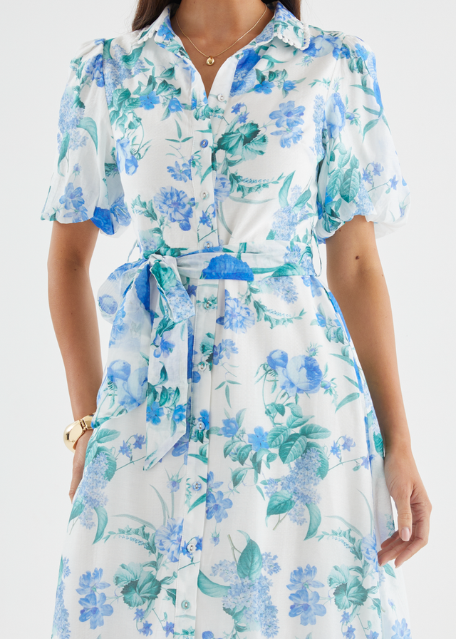 Arlene Maxi Dress - Blue Garden