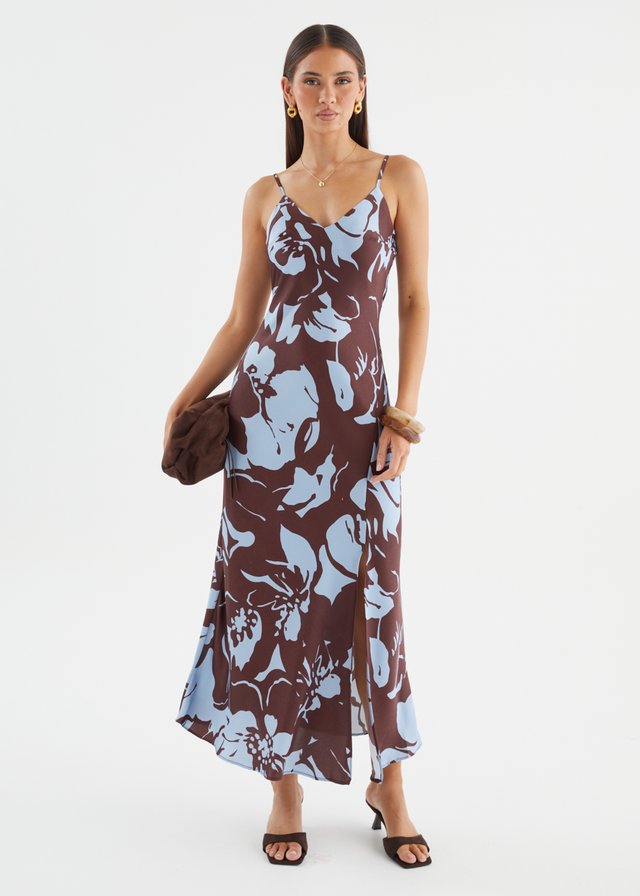 Talelah Maxi Dress - Choc Blue