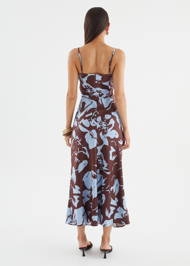 Talelah Maxi Dress - Choc Blue