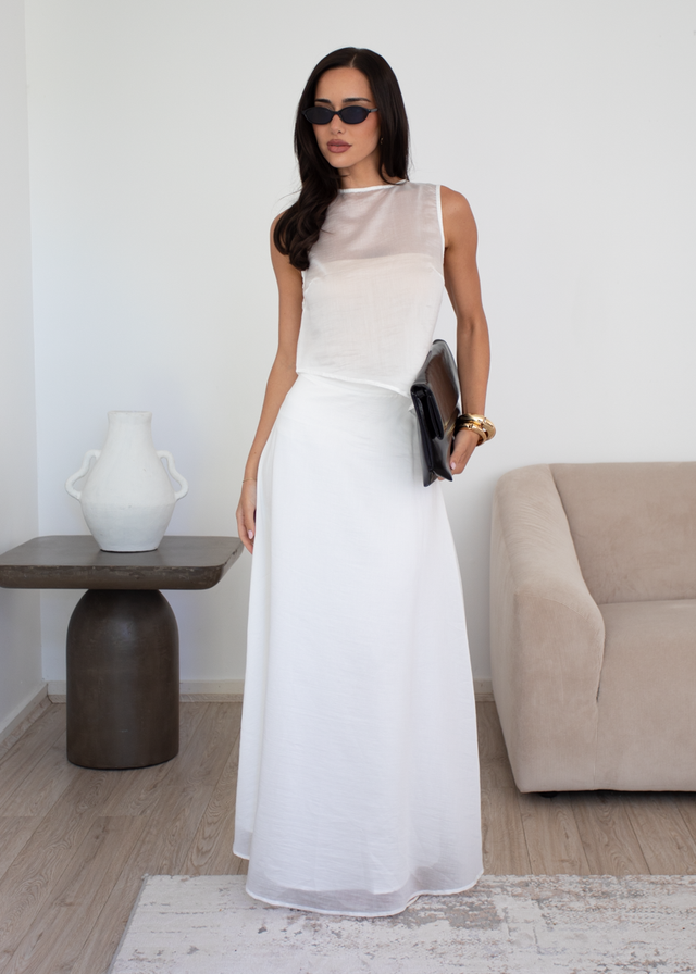 Reine Maxi Skirt - Off White