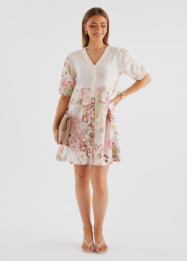Nimah Dress - Botanical Blush