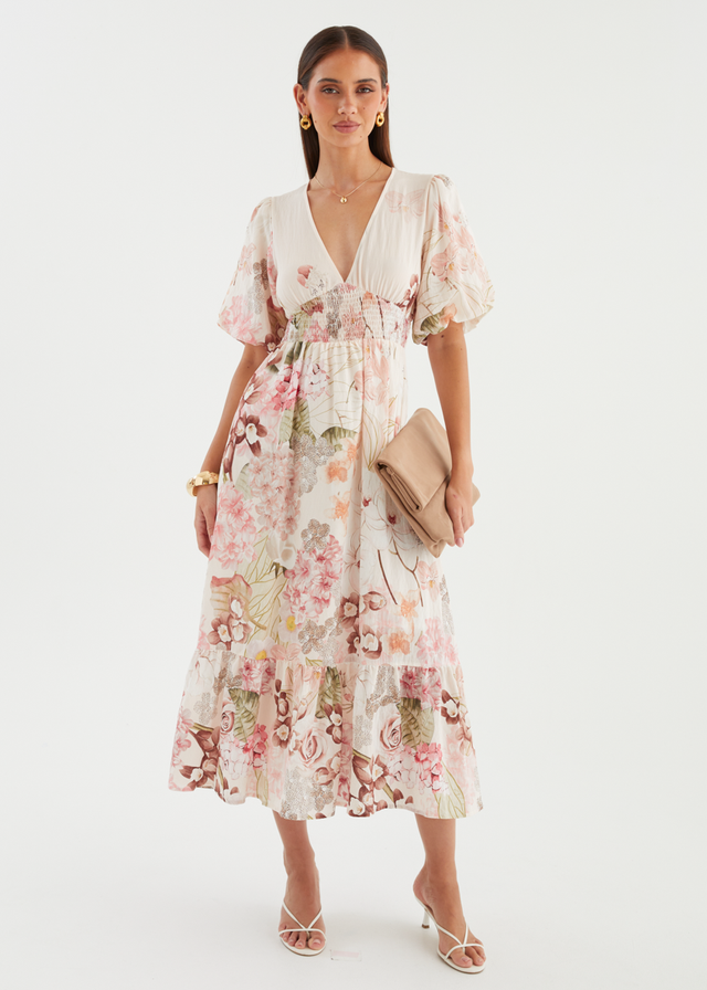 Nialla Maxi Dress - Botanical Blush