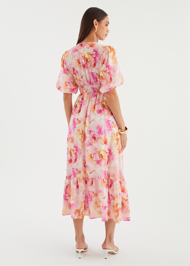 Nialla Maxi Dress - Pink Petal