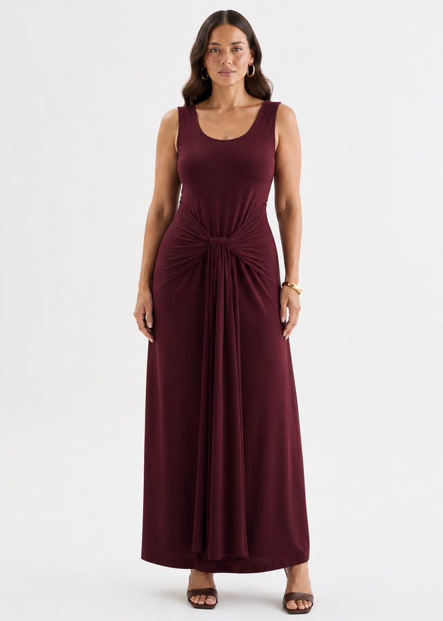 Tallulah Maxi Dress - Merlot