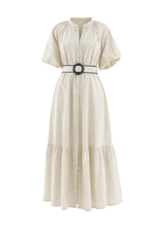 Bethina Maxi Dress - Beige
