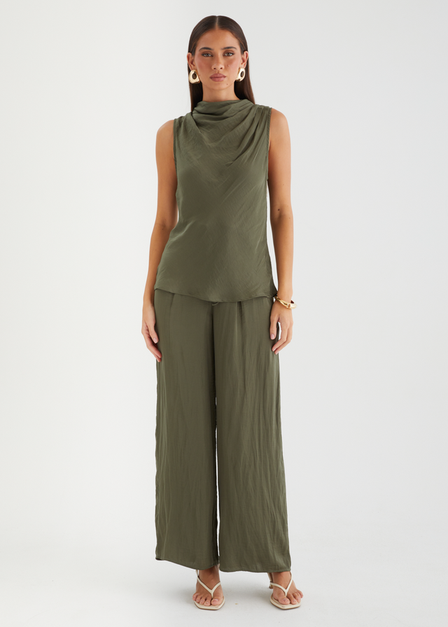 Tiah Top - Olive