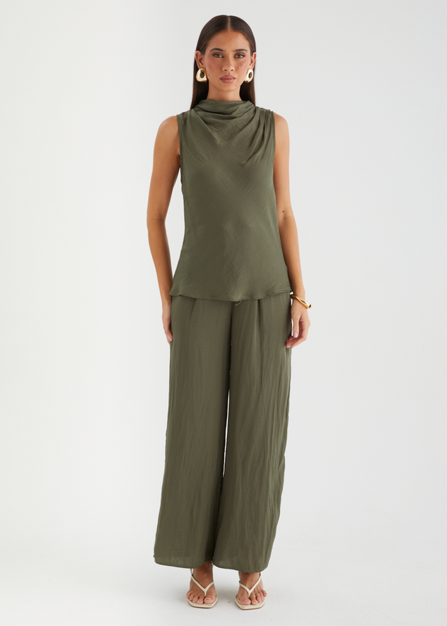 Tiah Top - Olive