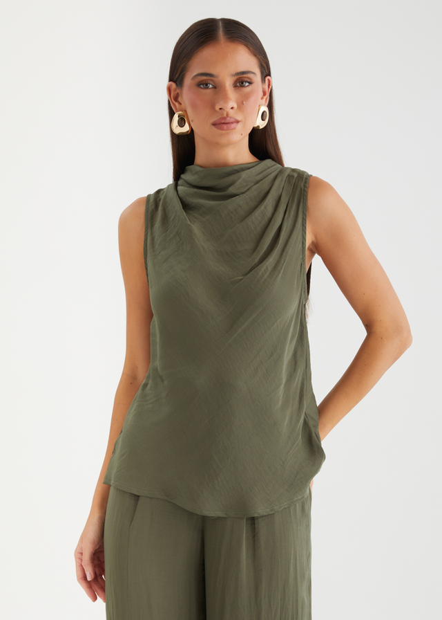 Tiah Top - Olive