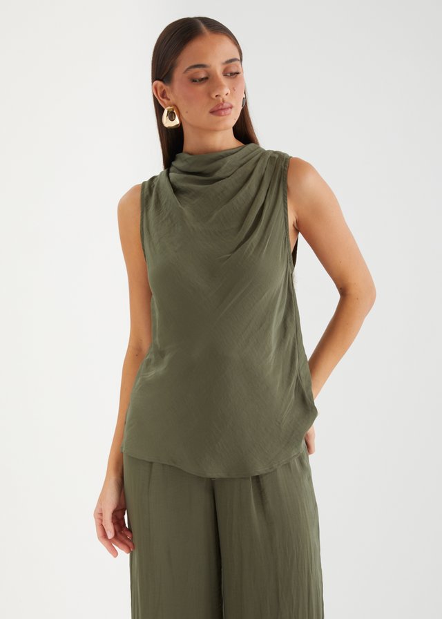 Tiah Top - Olive