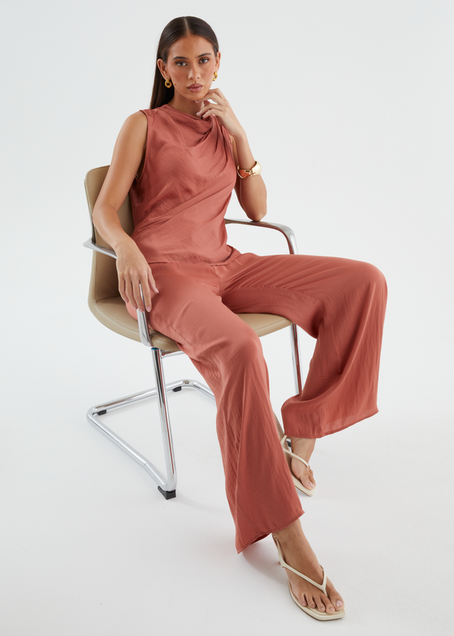 Tiah Top - Terracotta