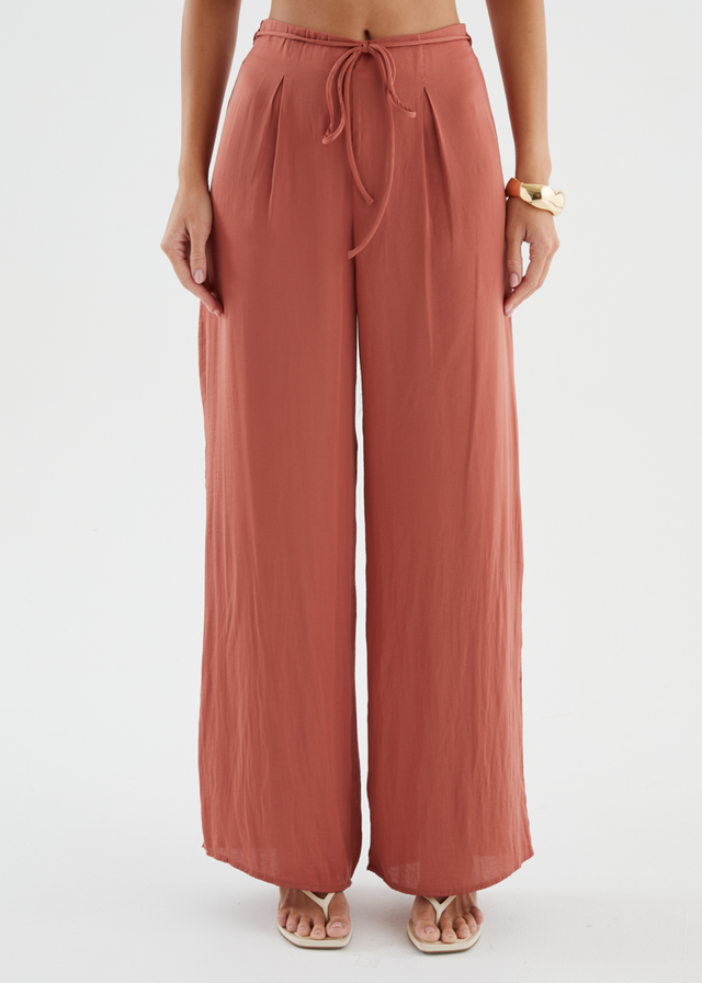 Tiah Pants - Terracotta
