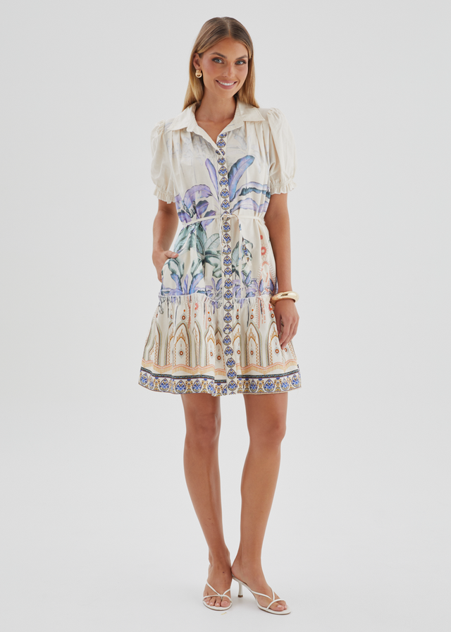 Aliciah Dress - Cream