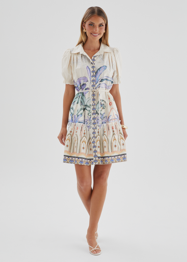 Aliciah Dress - Cream