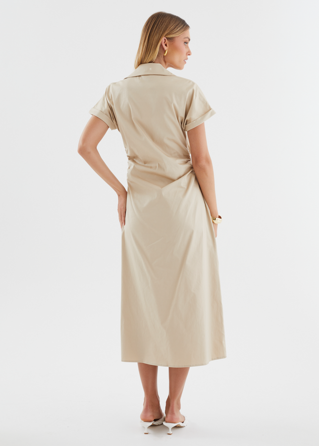 Devine Maxi Dress - Beige