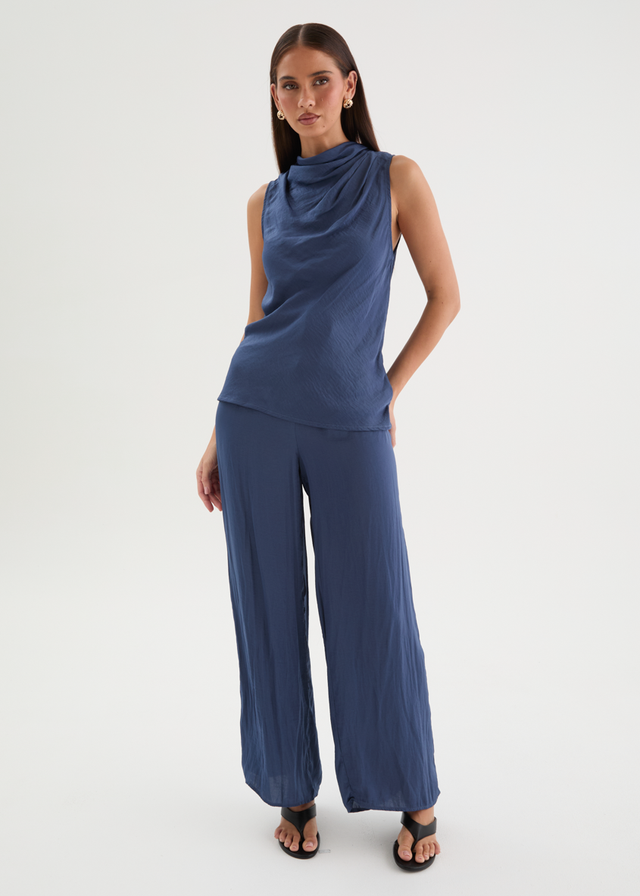 Tiah Pants - Navy