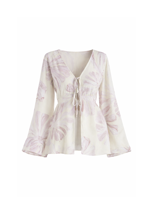 Origami Blouse - Seashell