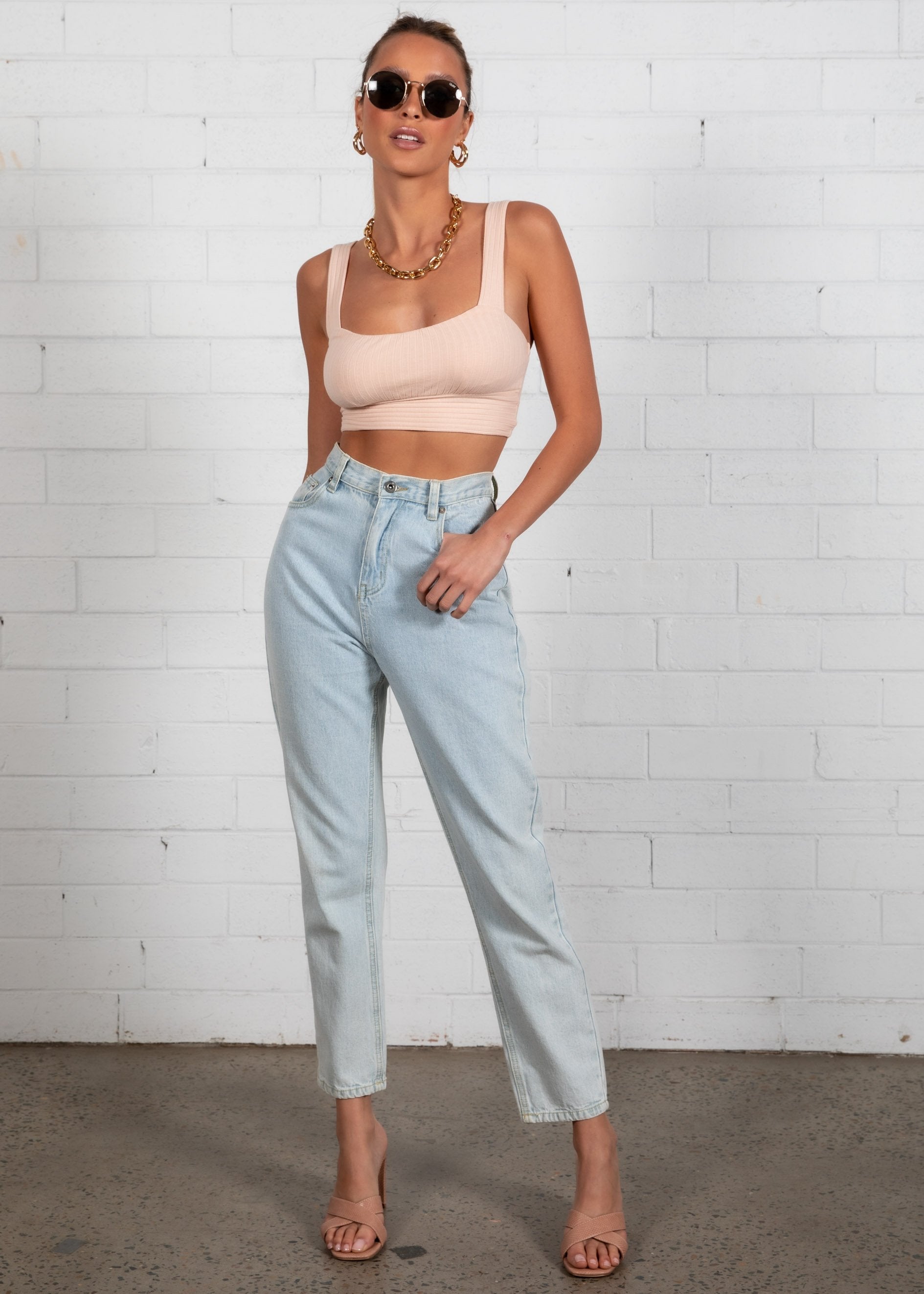 Camr Crop - Peach