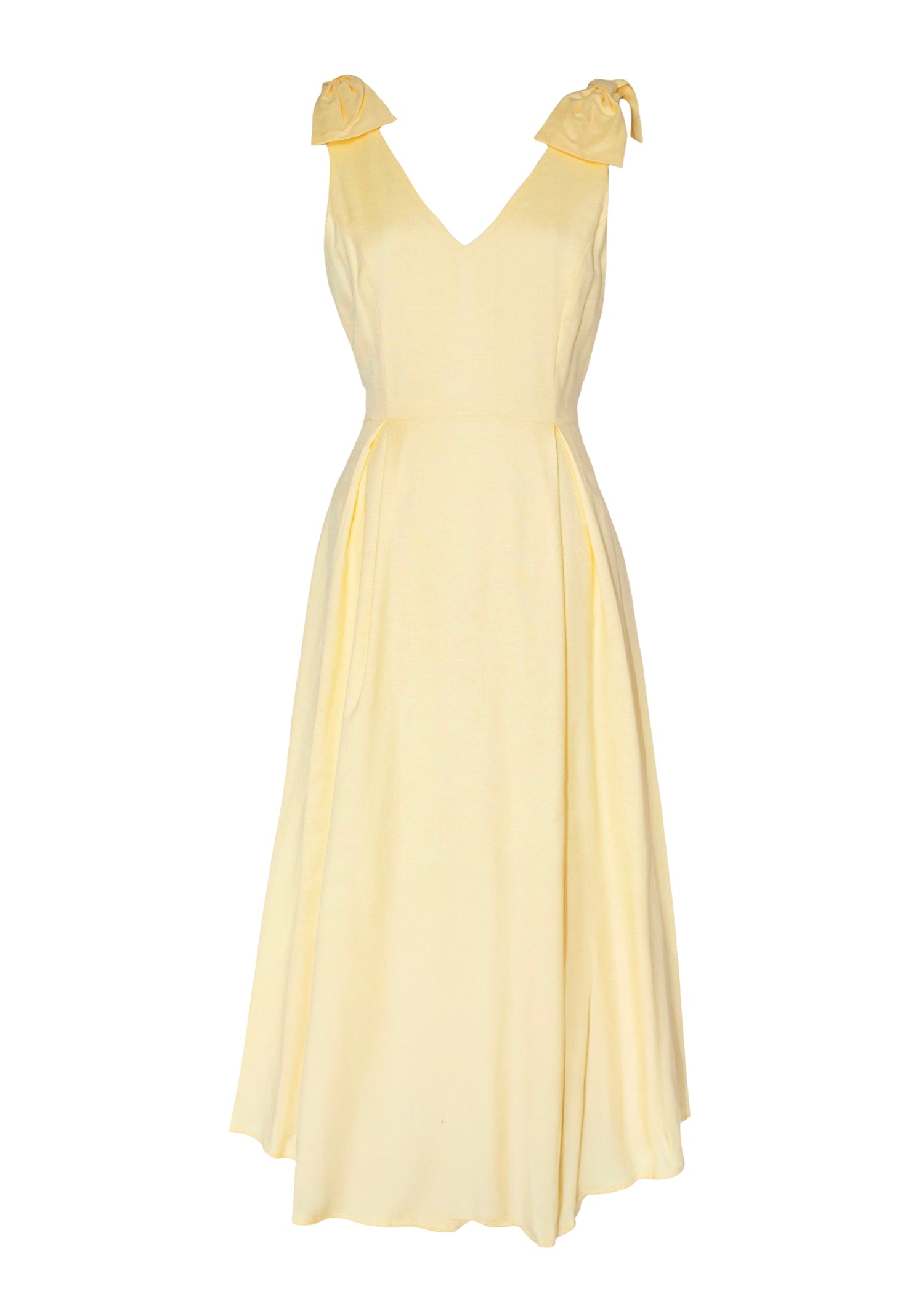 Pacifica Midi Dress - Lemon