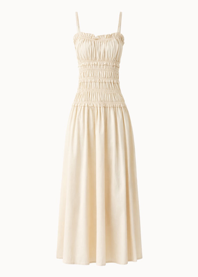 Zenayah Maxi Dress - Beige