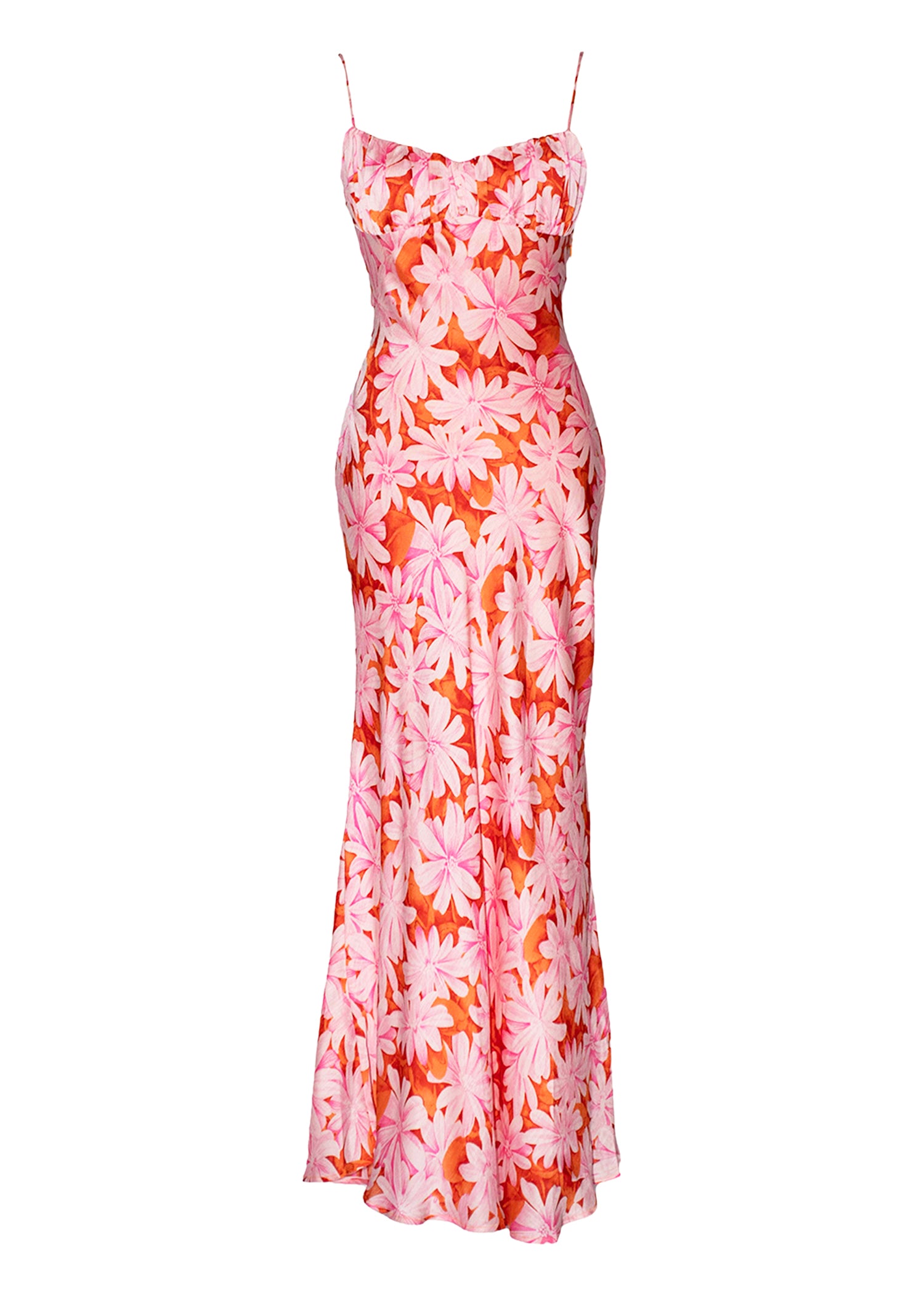 Cavalo Maxi Dress - Pink Flowers