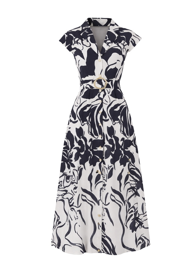 Payson Maxi Dress - Black Floral