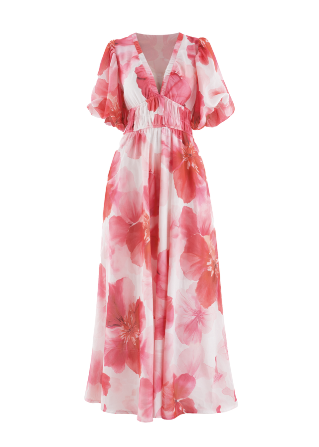Destiny Maxi Dress - Pink Rose