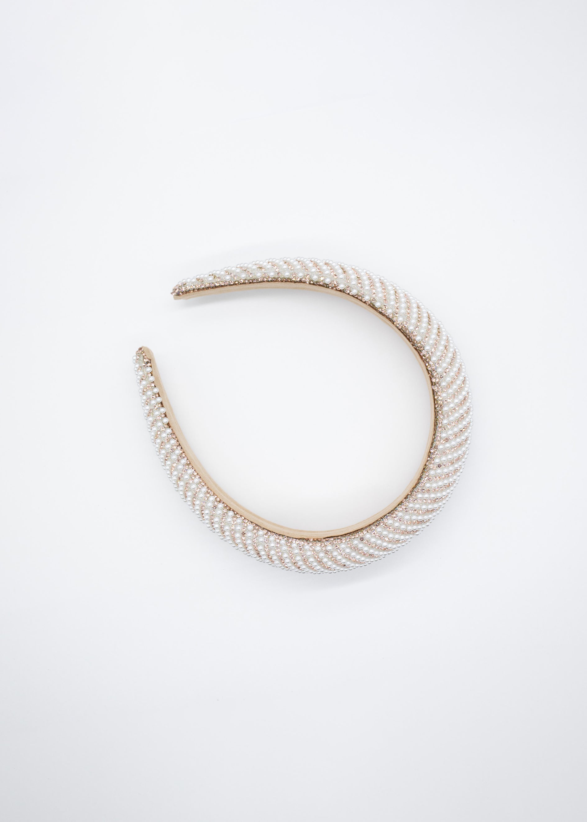 Oblique Headband - Pearl