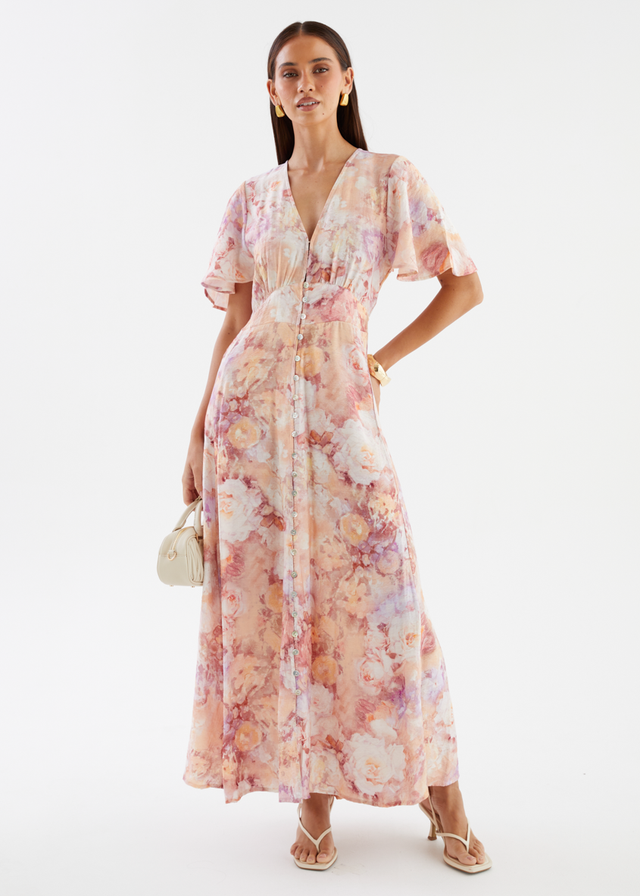 Kihlani Maxi Dress - Dusty Rose