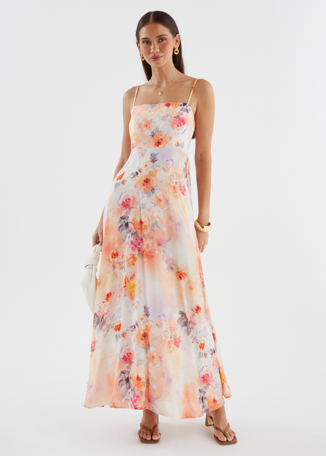 Artemis Maxi Dress - Peach Blossom